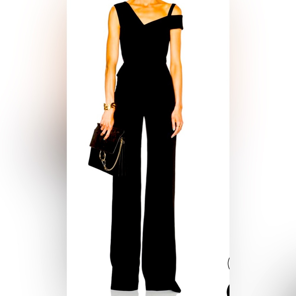 Roland Mouret Jumpsuit. Size US4. Black